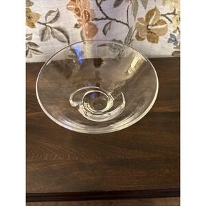 Steuben Spiral Bowl Art Glass Design 7"